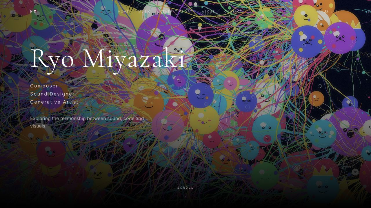 RYO MIYAZAKIの画面
